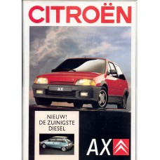 AX Brochure,de zuinigste diesel, najaar 1988